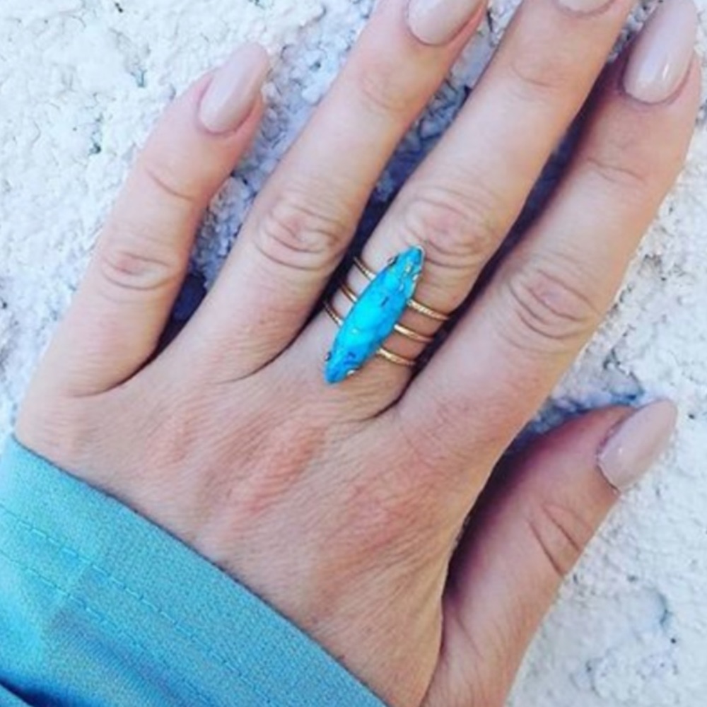 Ava Rose Turquoise Ring